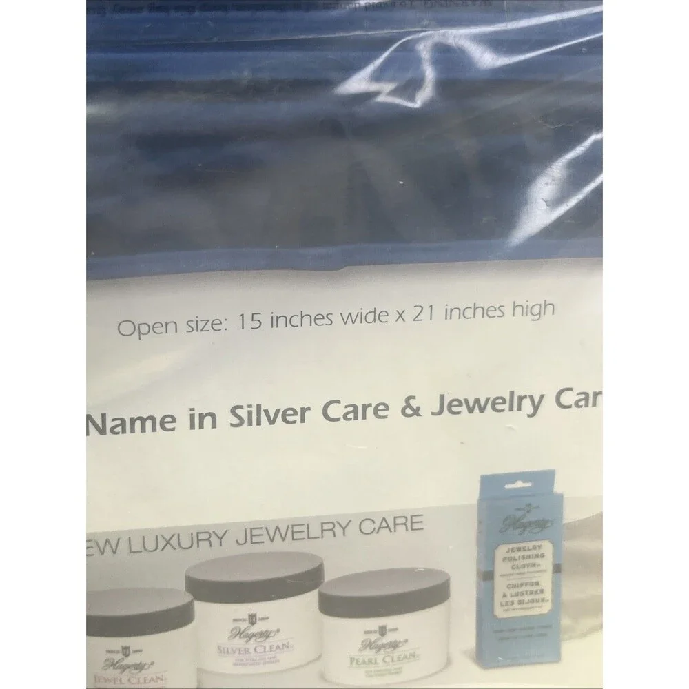 Hagerty Hanging Jewelry Keeper Made with R 22 Silver Cloth to Prevent Tarnish